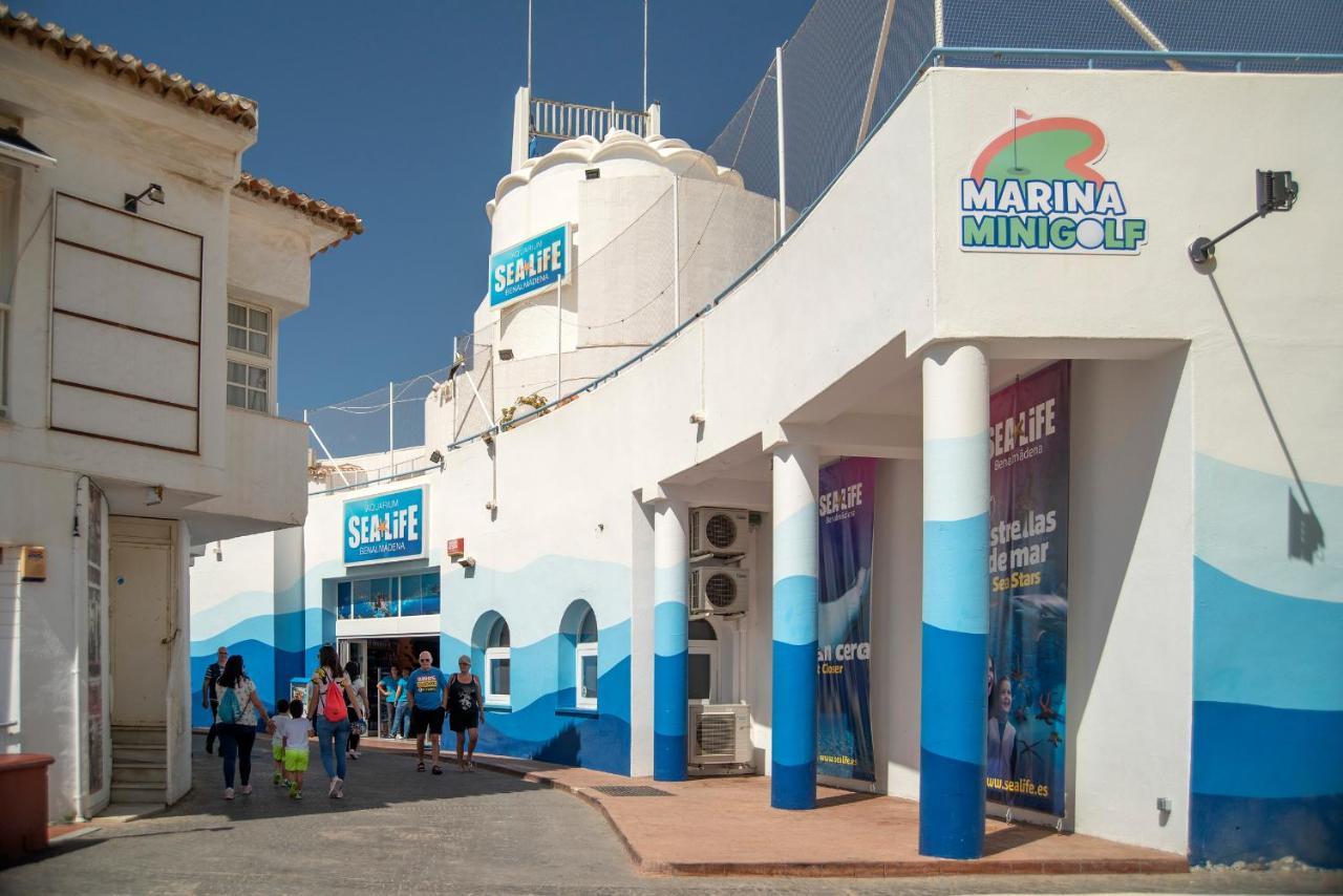 "Vive Benal Beach" Estudios Con Vistas Al Parque Acuatico Benalmádena Kültér fotó